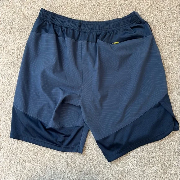 Skora & DSG Men’s Black Blue Gray Medium Workout Gym Lined Drawstring Shorts - Picture 13 of 16